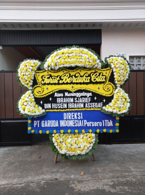 Papan Bunga Duka di Marga Sari